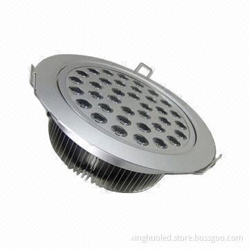 30W LED Ceiling Downlight, 110/220V AC Voltage and 50,000-hour Lifespan